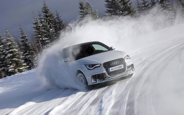 Audi on snow