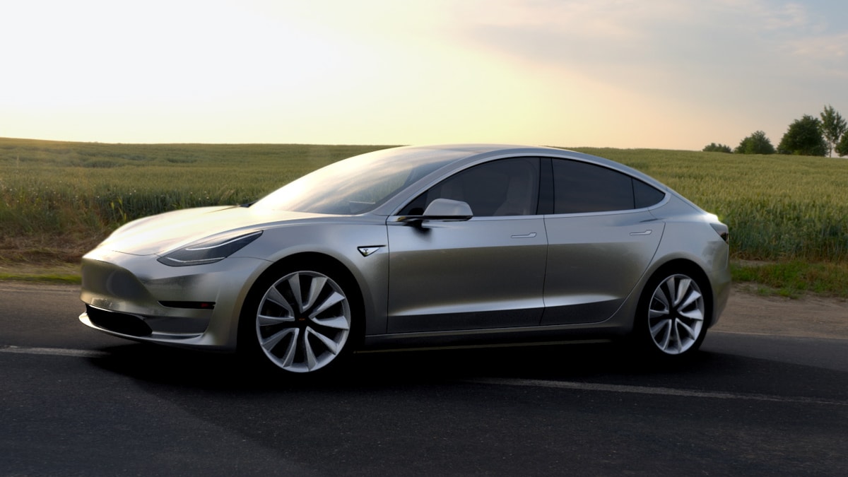 Tesla Model 3 elbilers rækkevidde